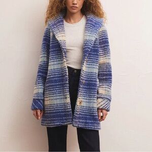Z Supply Sherpa Plaid Coat